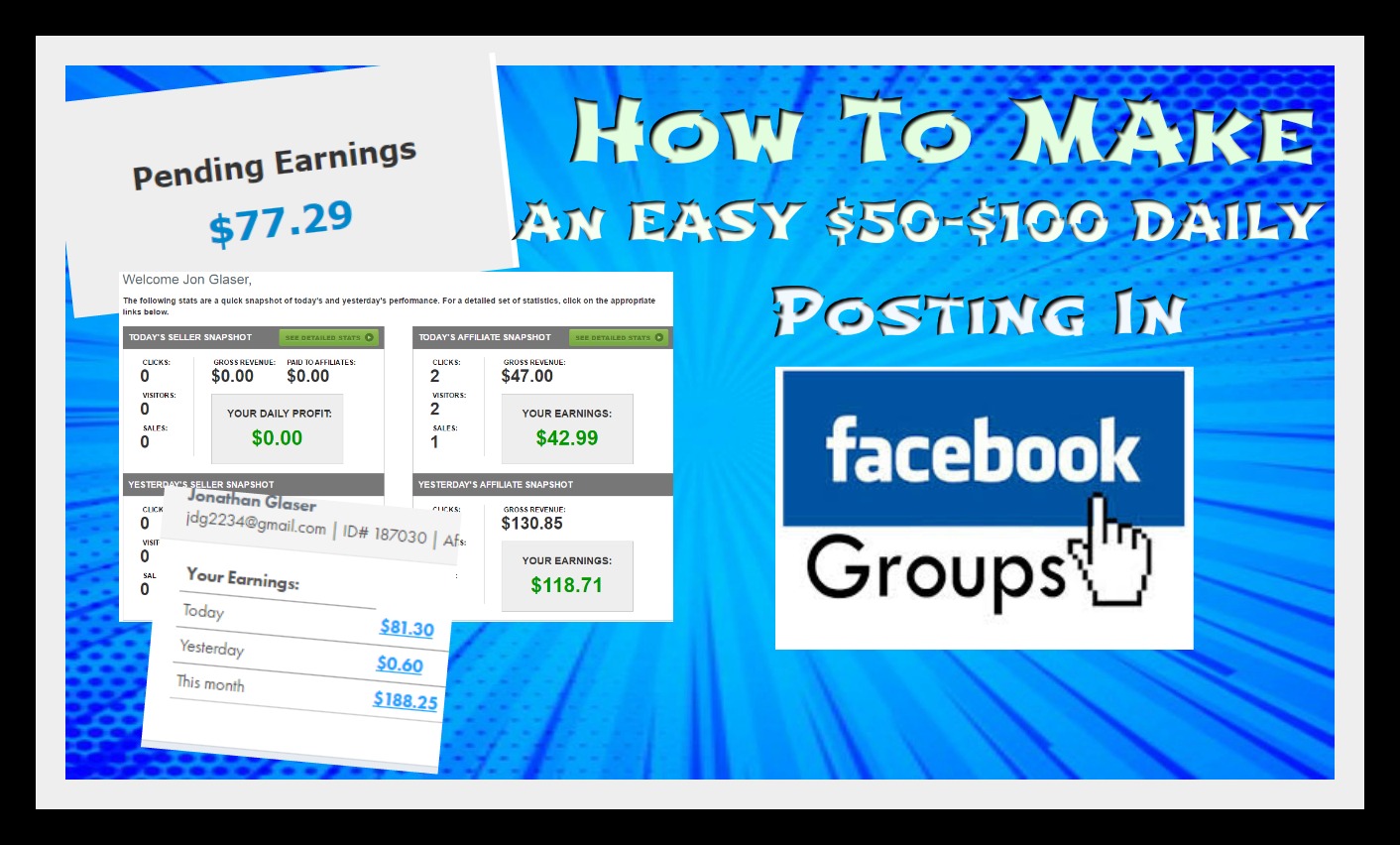 Facebook Groups Secrets: How To Make $50-$100 Daily