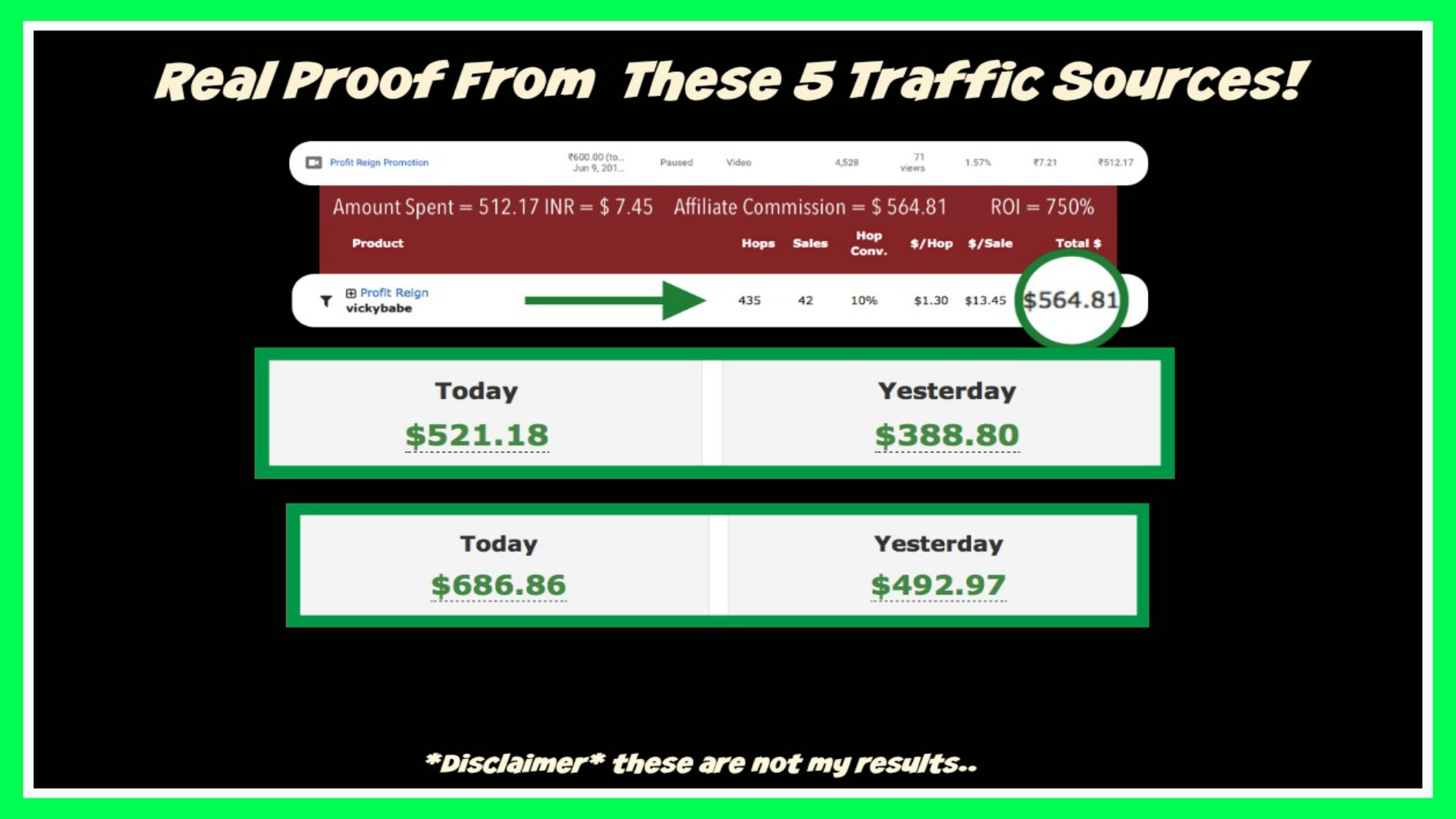 affcasho proof that 5 best traffic sources work