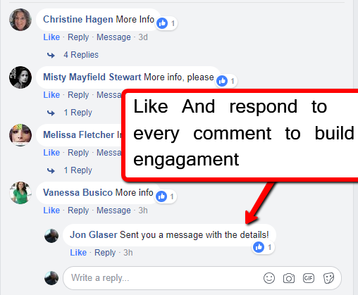 Facebook Groups Secrets comments
